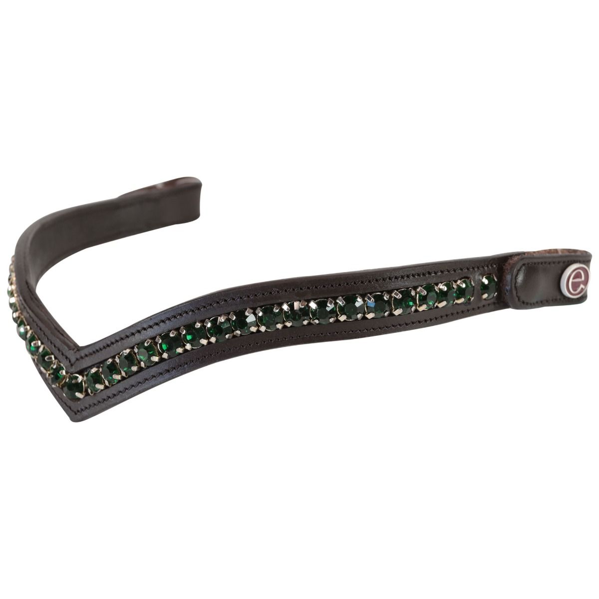 Frontalino Equityum Shaped Emerald Con Bottone