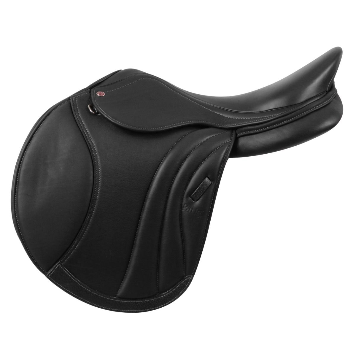 Sella Salto Equityum Parigi In Cuoio Doppiato, Colore: Nero, Taglie: 17” = 43 cm