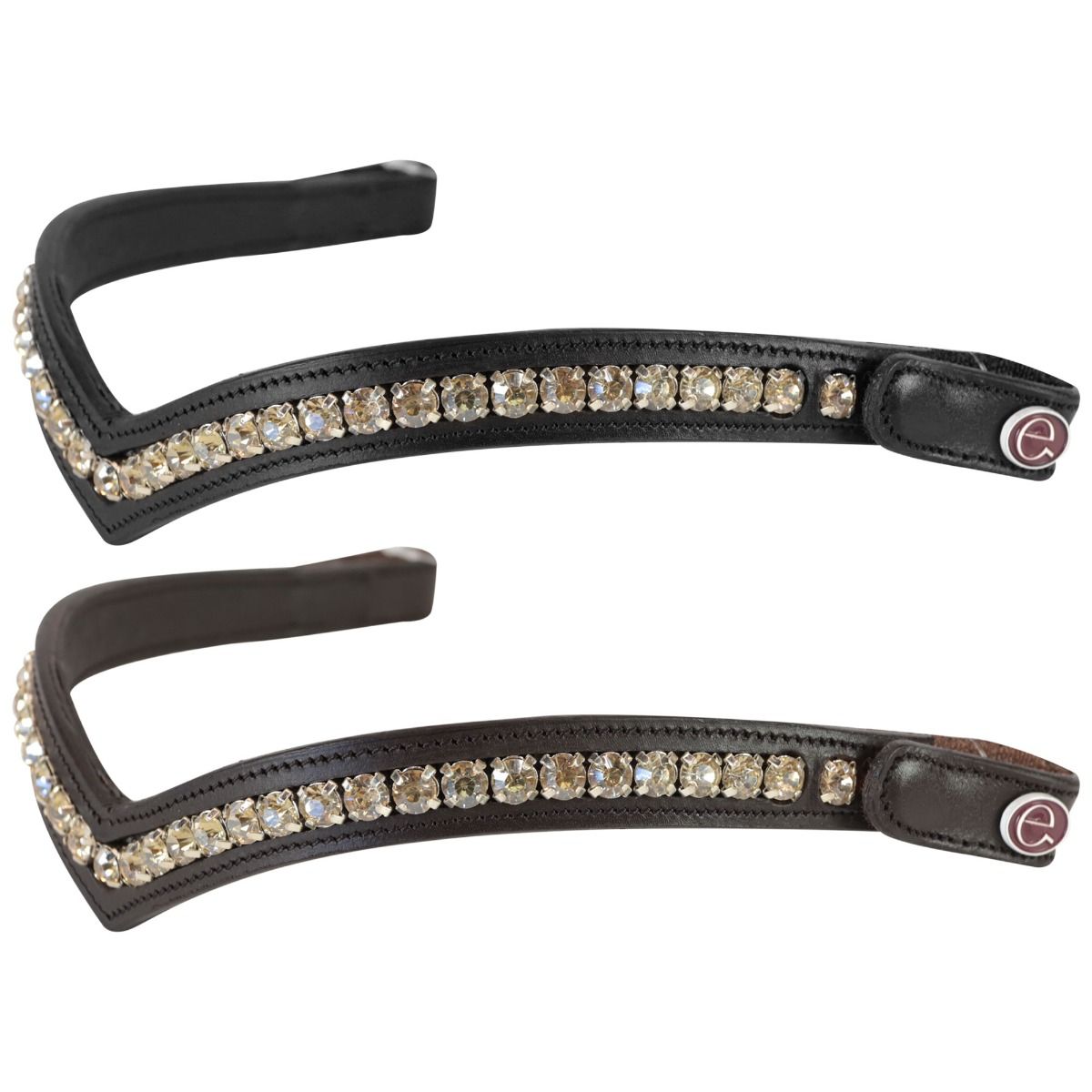 Frontalino Equityum Shaped Silver Gold Con Bottone