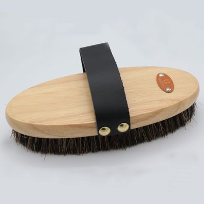 Spazzola Setole Corte Dure Equityum Manico In Legno