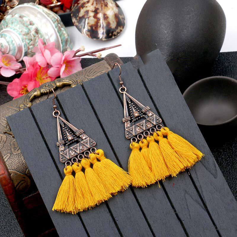Tassel earrings new designs outlet