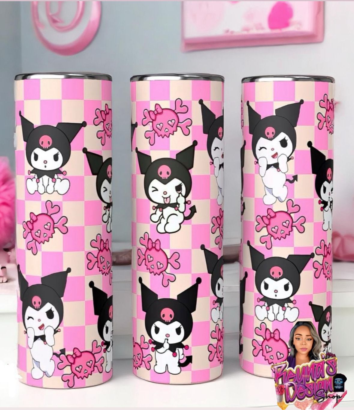 Kuromi 20 oz Sublimation Tumbler