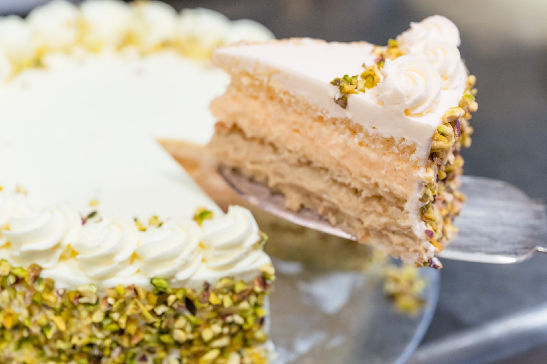 Chantilly & pistachio