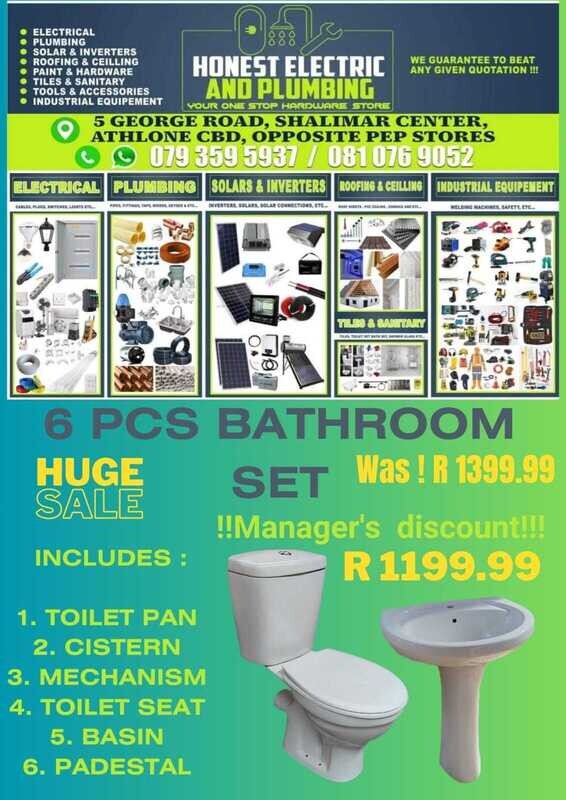 6 PCS TOILET AND BASIN COMBO