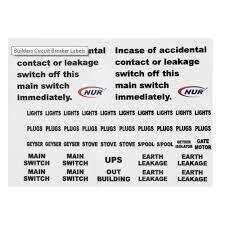 Labels for Electric