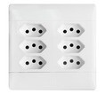 2PIN*6 SOCKET 10A (4*4) CONDERE