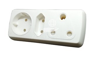 2PIN*2 3PIN ADAPTOR REDISSION