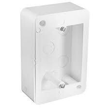PVC EXTENSION BOX 4*2 WHITE