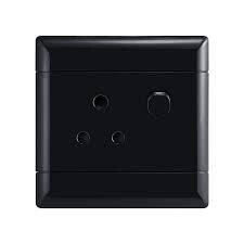 SINGLE PLUG 4*4 BLACK NEU