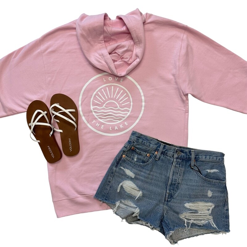 Love The Lake Pink Circle Logo