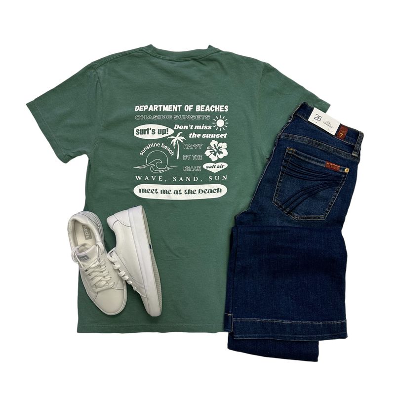Department of Beaches T-Shirt Green