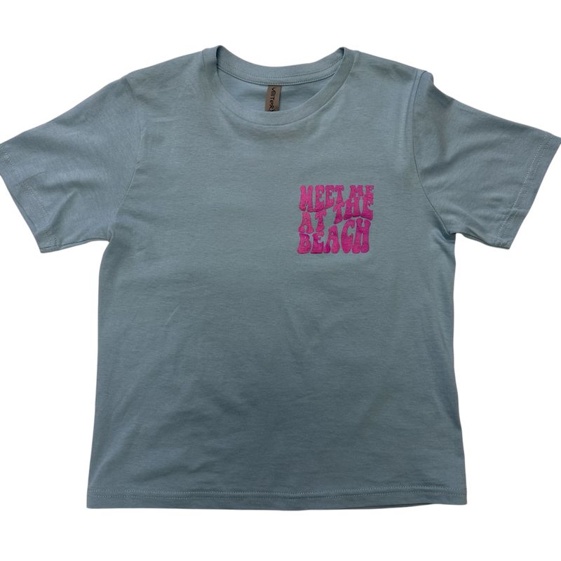 Dance With The Waves Kids Tee Blue