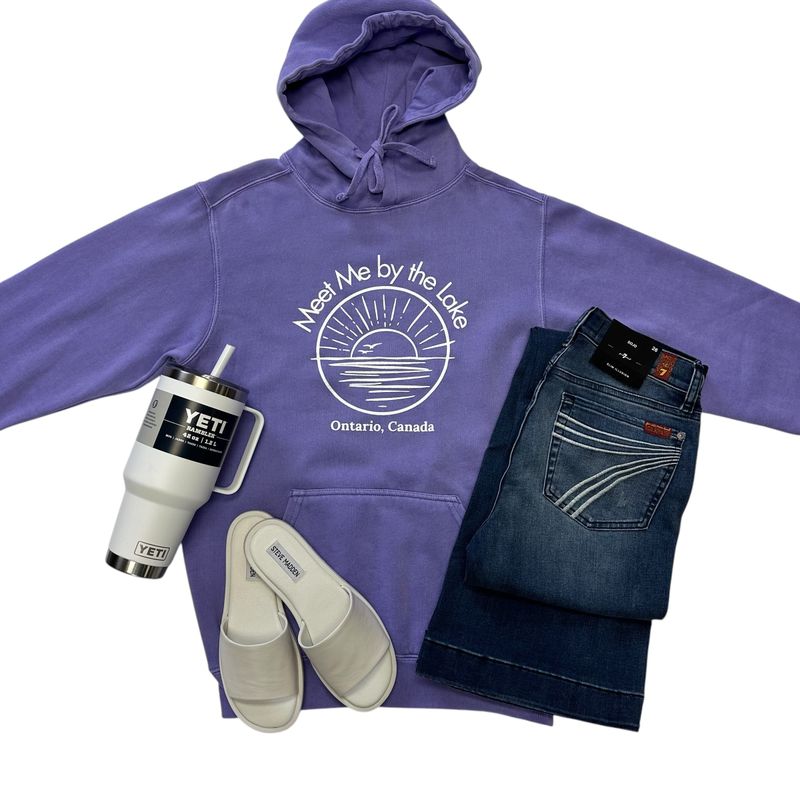 Meet Me by the Lake Hoodie Orchid