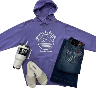 Meet Me by the Lake Hoodie Orchid