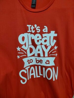 Its a great day to be a Stallion T shirt Its a great day to be a Stallion T shirt