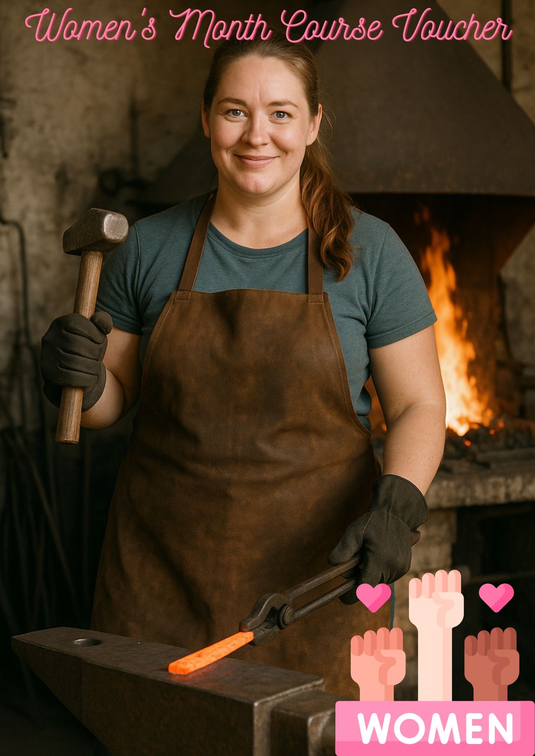 Women's Month Blacksmith Introduction Course Voucher