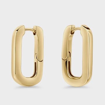Alcazar Huggie Earrings Gold