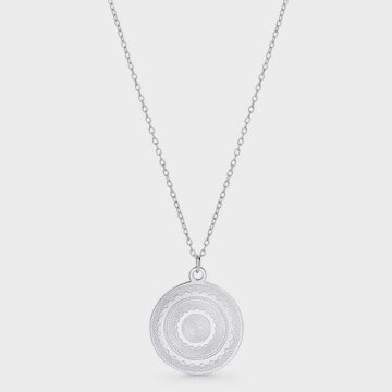 Java Pendant Necklace Silver