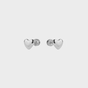 Valene Stud Earrings Silver