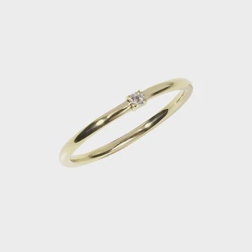 Gold Promise Ring Size 7