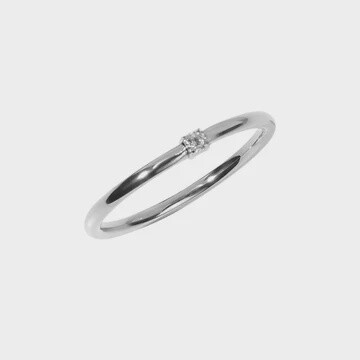 Silver Promise Ring Size 8