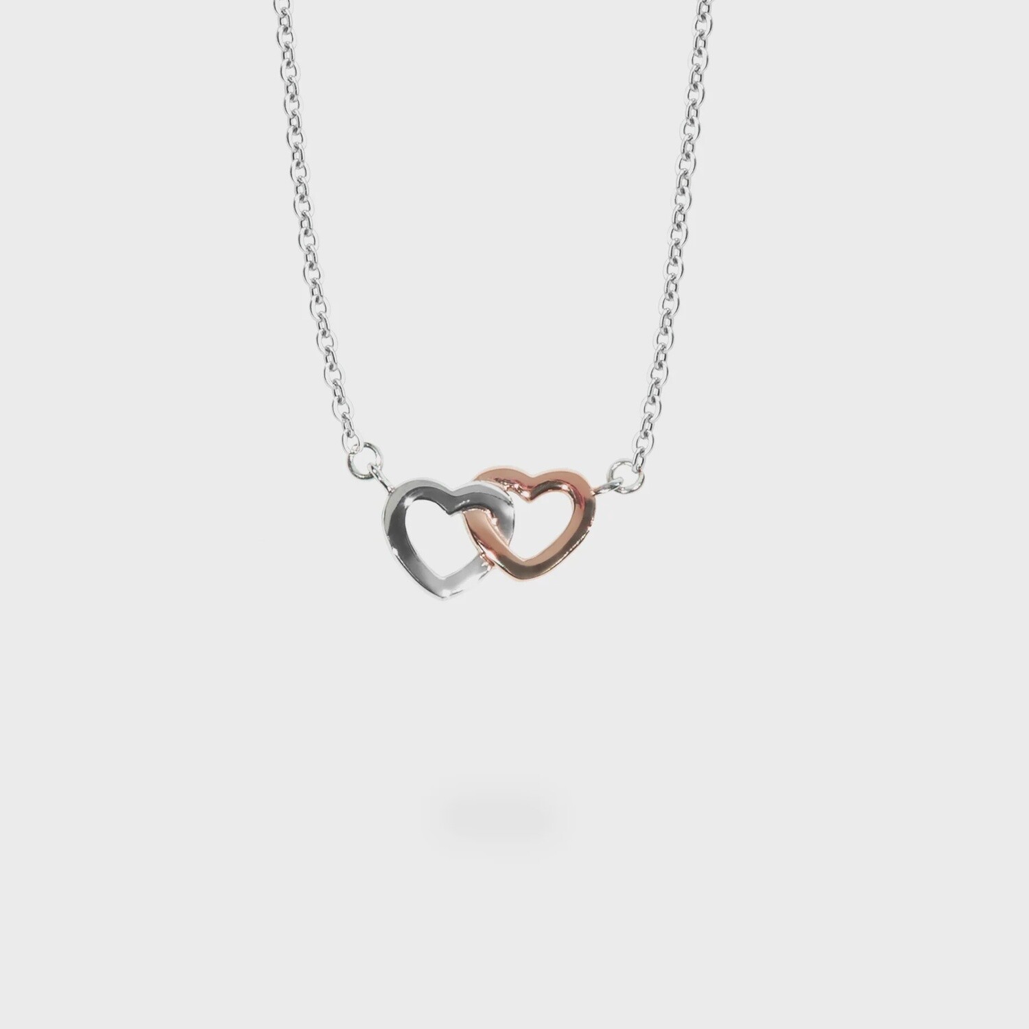 Synchronicity Heart Pendant - Rose Gold
