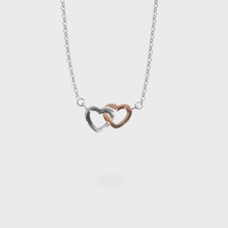 Synchronicity Heart Pendant - Rose Gold