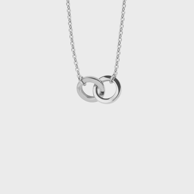 Soulmate Pendant Necklace - Silver