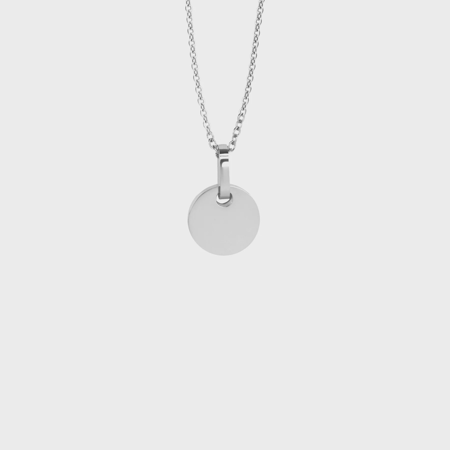 Charm Pendant Necklace - Silver