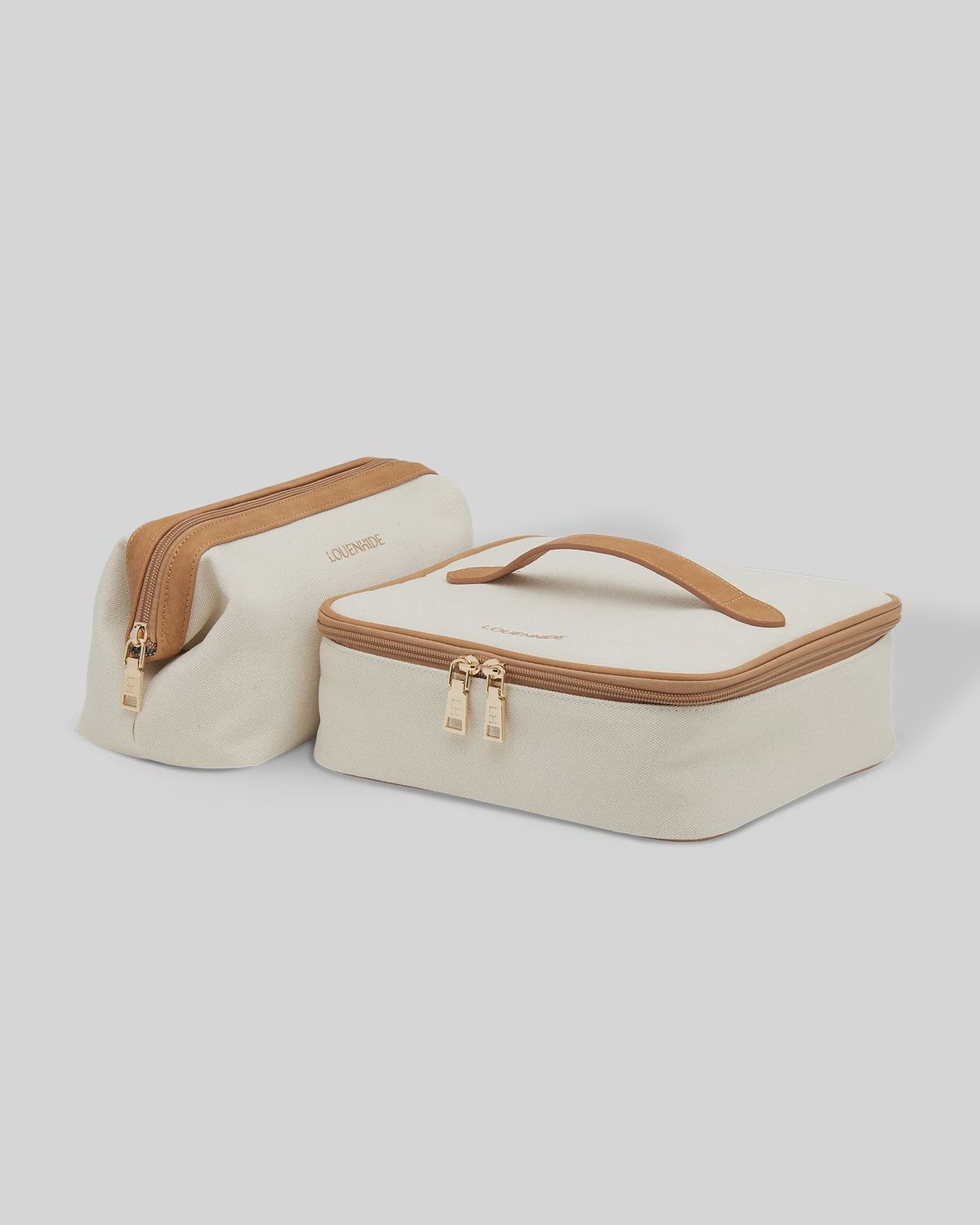 Willow Hansel Cosmetic Set -  Cream and Camel