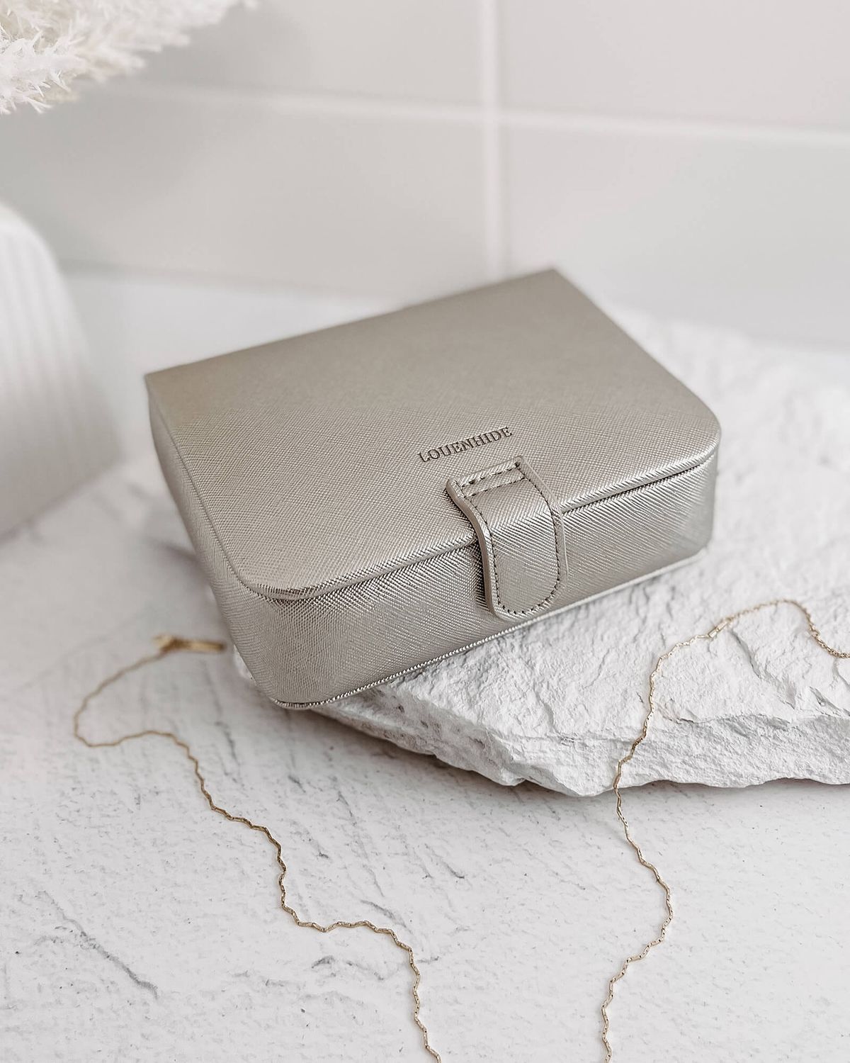 Marcie Jewellery Case - Silver