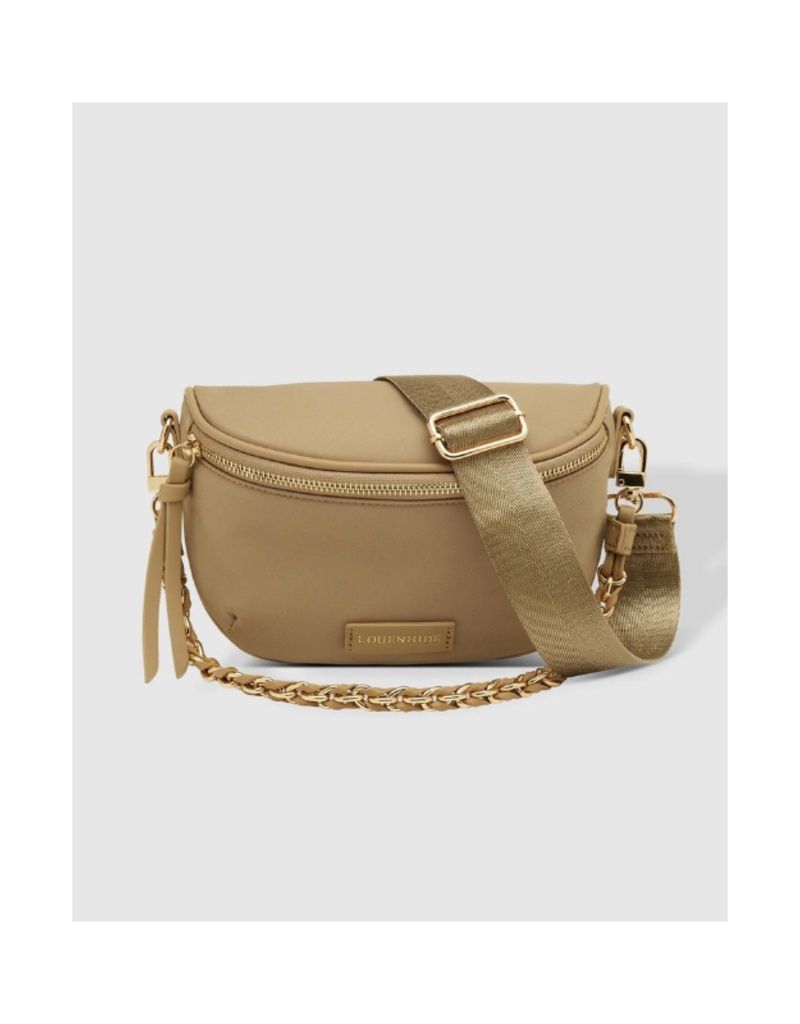 Halsey Nylon Sling Bag - Beige