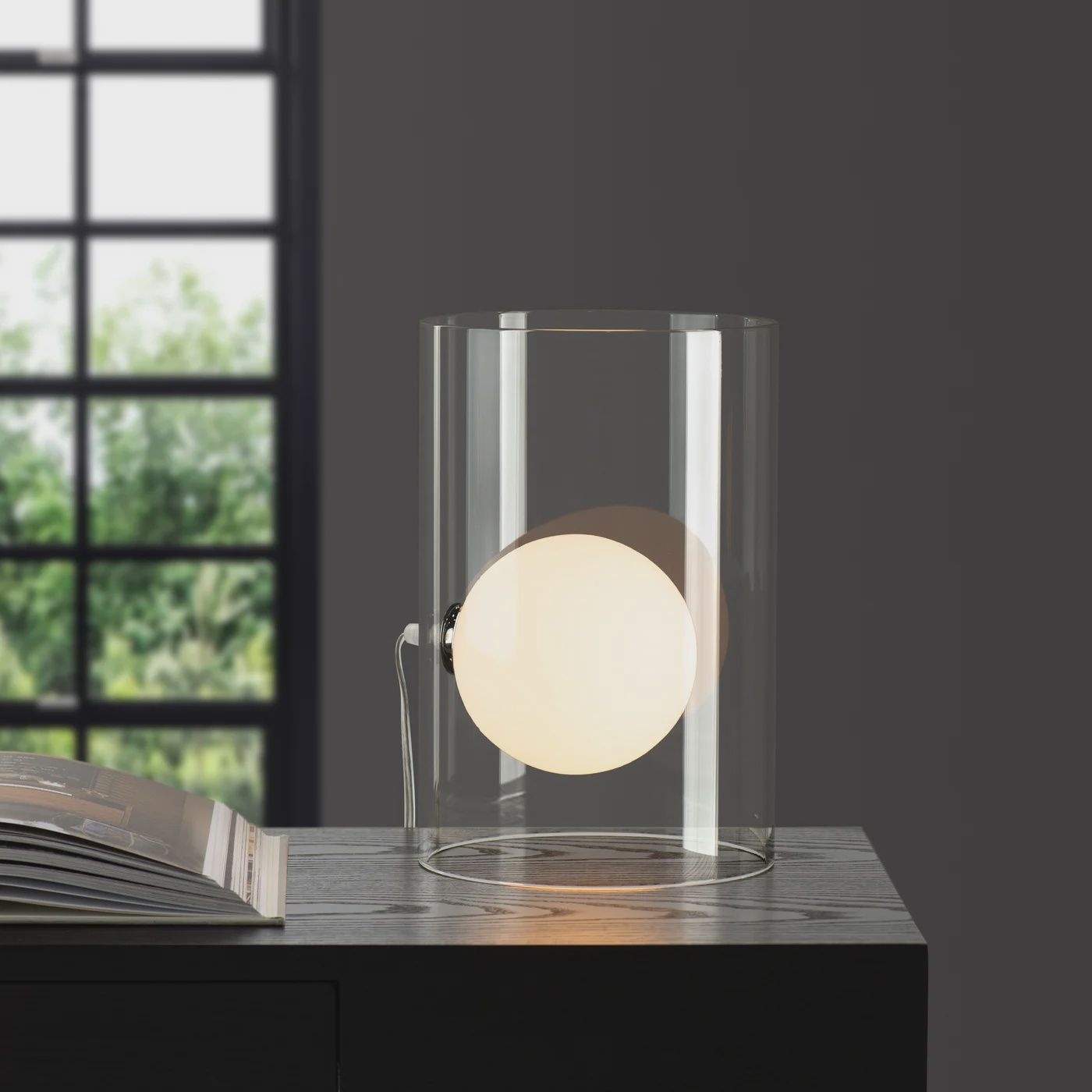 Floating Orb 11.75h&quot; Table Lamp