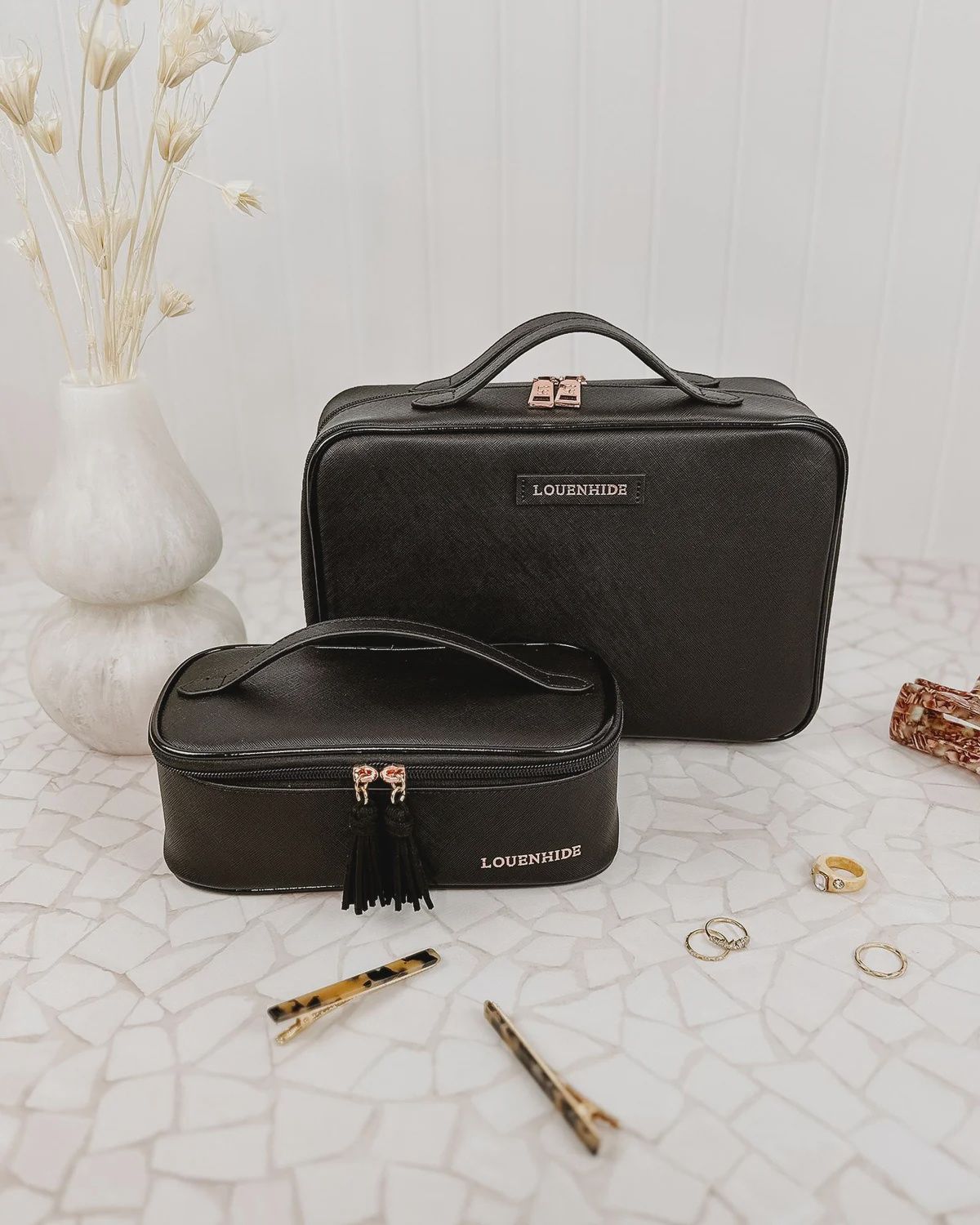 Georgie Fifi Cosmetic Set- Black