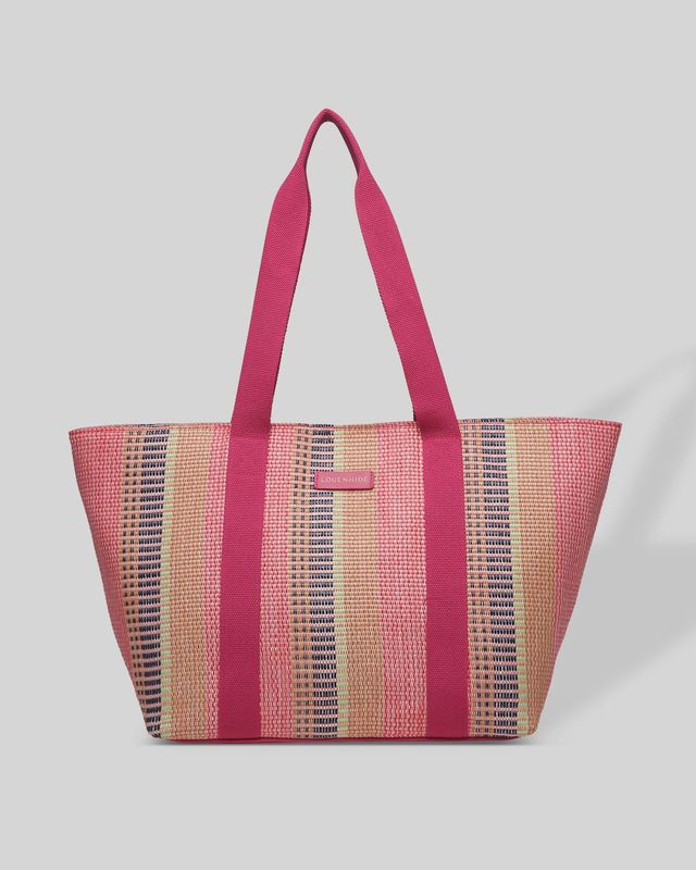 Bondi Beach Bag - Pink Navy