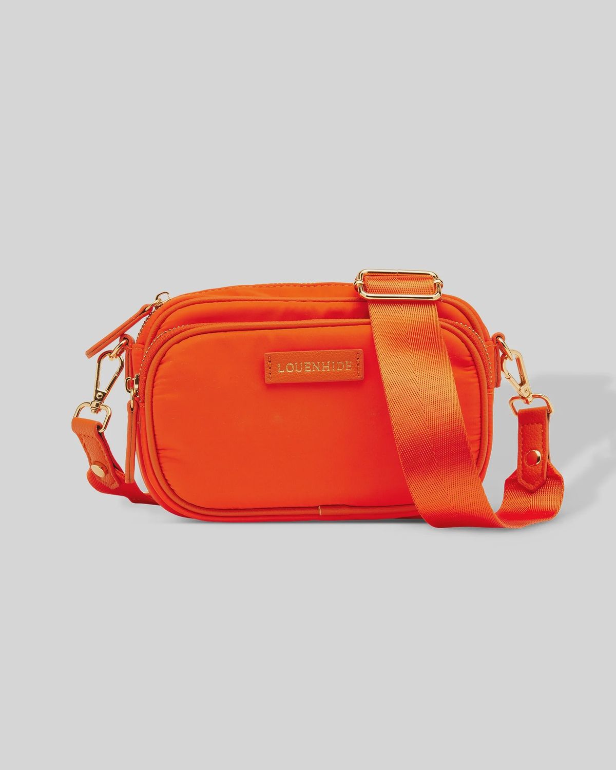Cali Nylon Crossbody Bag - Orange