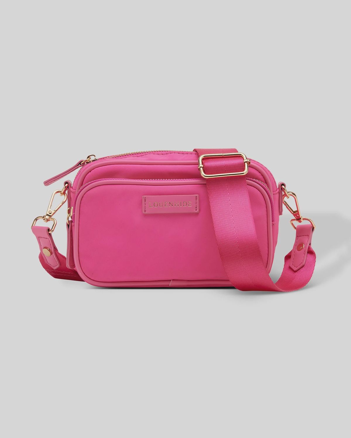 Cali Nylon Crossbody Bag - Pink