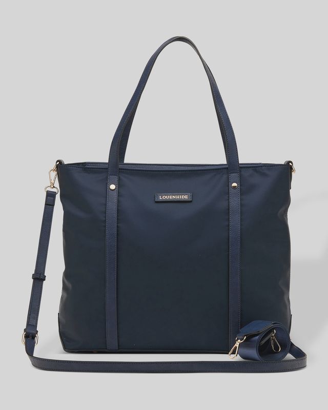 Nora Nylon Travel Tote - Navy