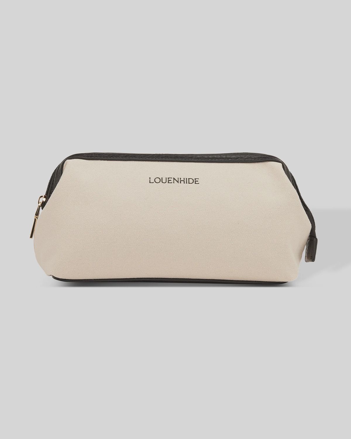 Hansel Makeup Bag - Cream Black