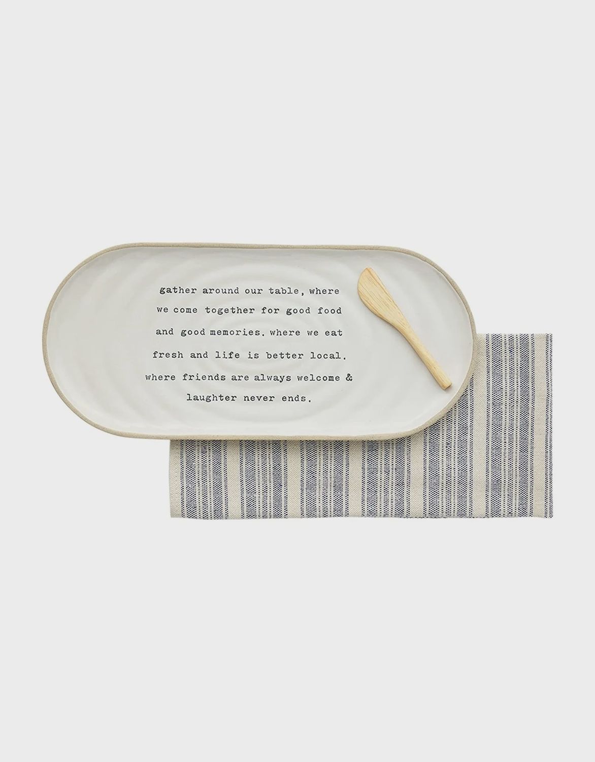 Stoneware Hostess Set