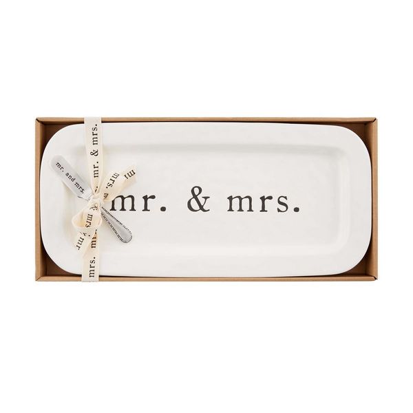 Mr. &amp; Mrs. Tray Set