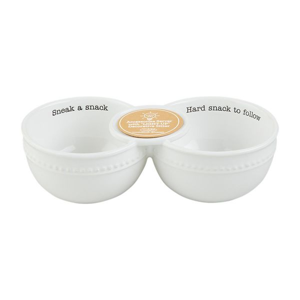 Double Dip Snack Dish