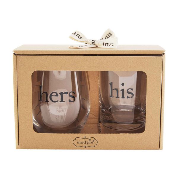 His &amp; Hers Glass Set