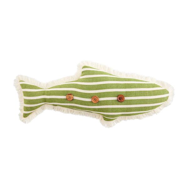 Fish Pillow - Green