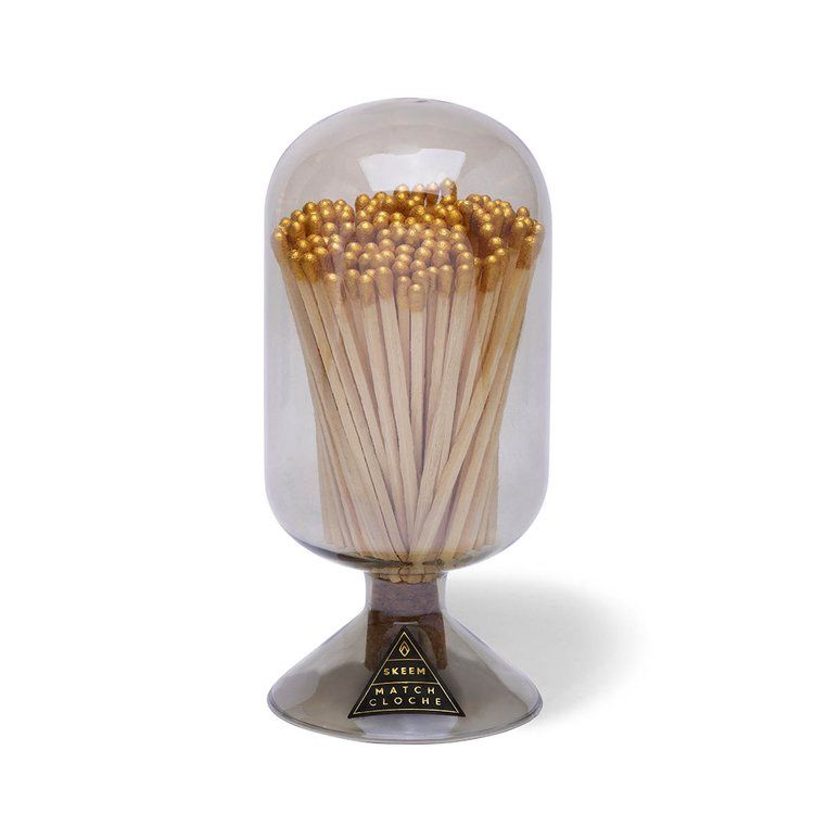 Smoke Cloche With Gold-Tipped Matches