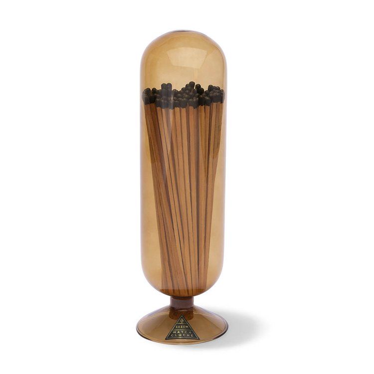 Amber Fireplace Match Cloche