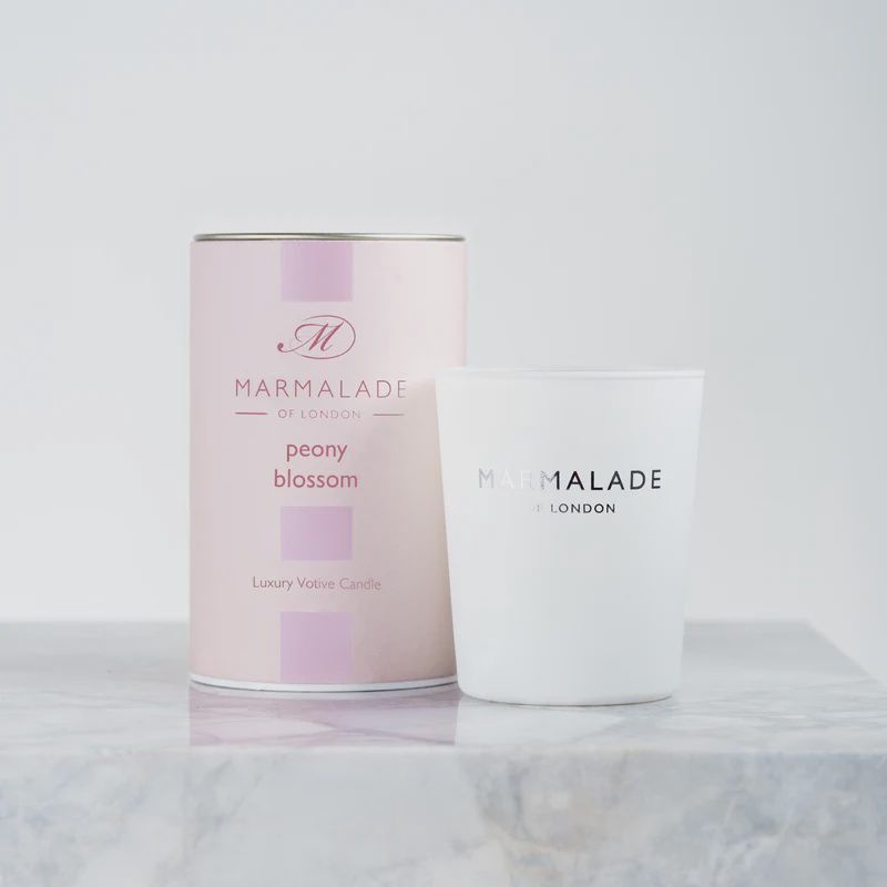 Peony Blossom Votive Candle