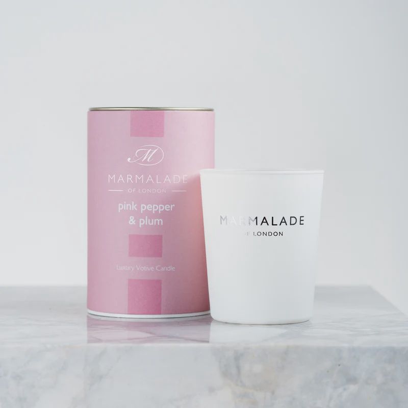 Pink Pepper &amp; Plum Votive Candle