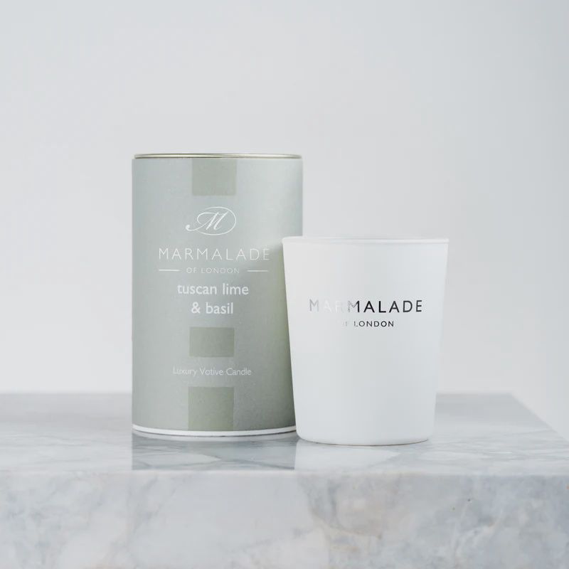 Tuscan Lime &amp; Basil Votive Candle