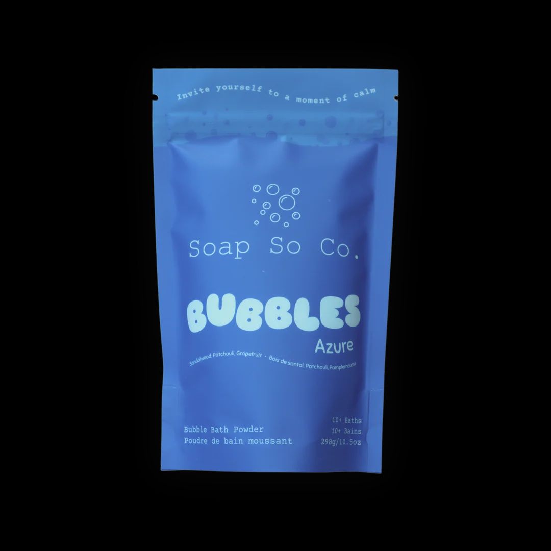 Azure Bubble Bath Powder